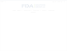 Tablet Screenshot of fdasolutionsgroup.com